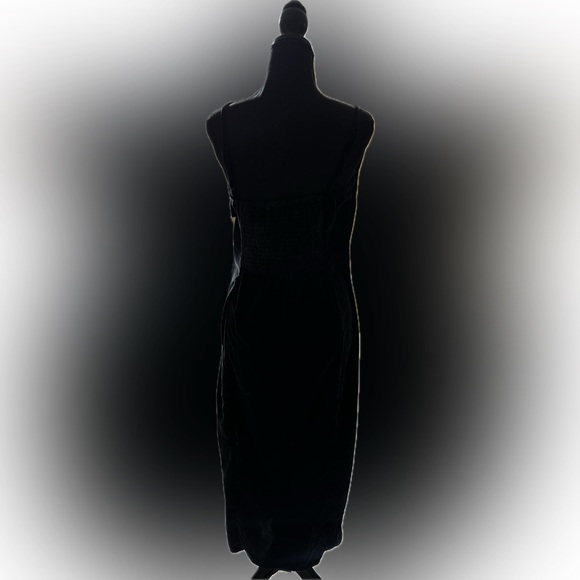 NWT Old Navy - Black velour maxi dress - Picture 2 of 4